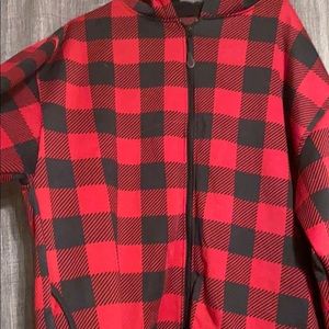 Buffalo plaid sweatshirt
